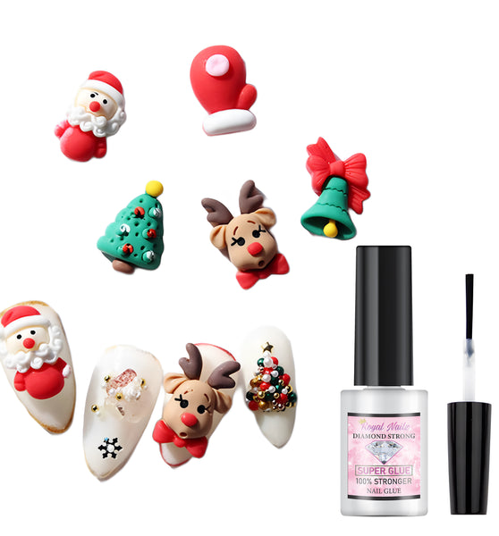 Christmas Kawaii Nail Charm Kit